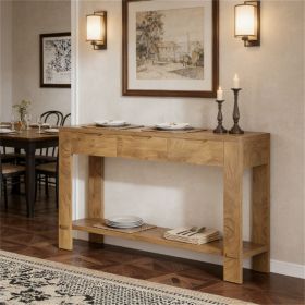 Console table, entrance table with storage space, sofa table
